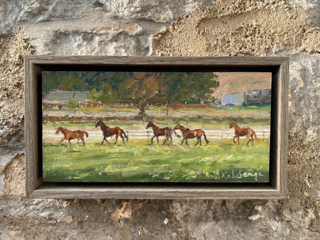 Polo Ponies I Framed